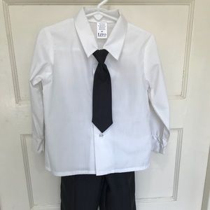 Lito boys 4T Shirt, Tie, Pants Matching set